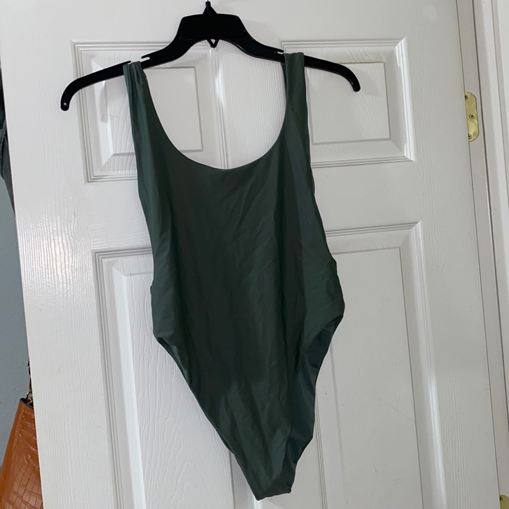 Army green one piece